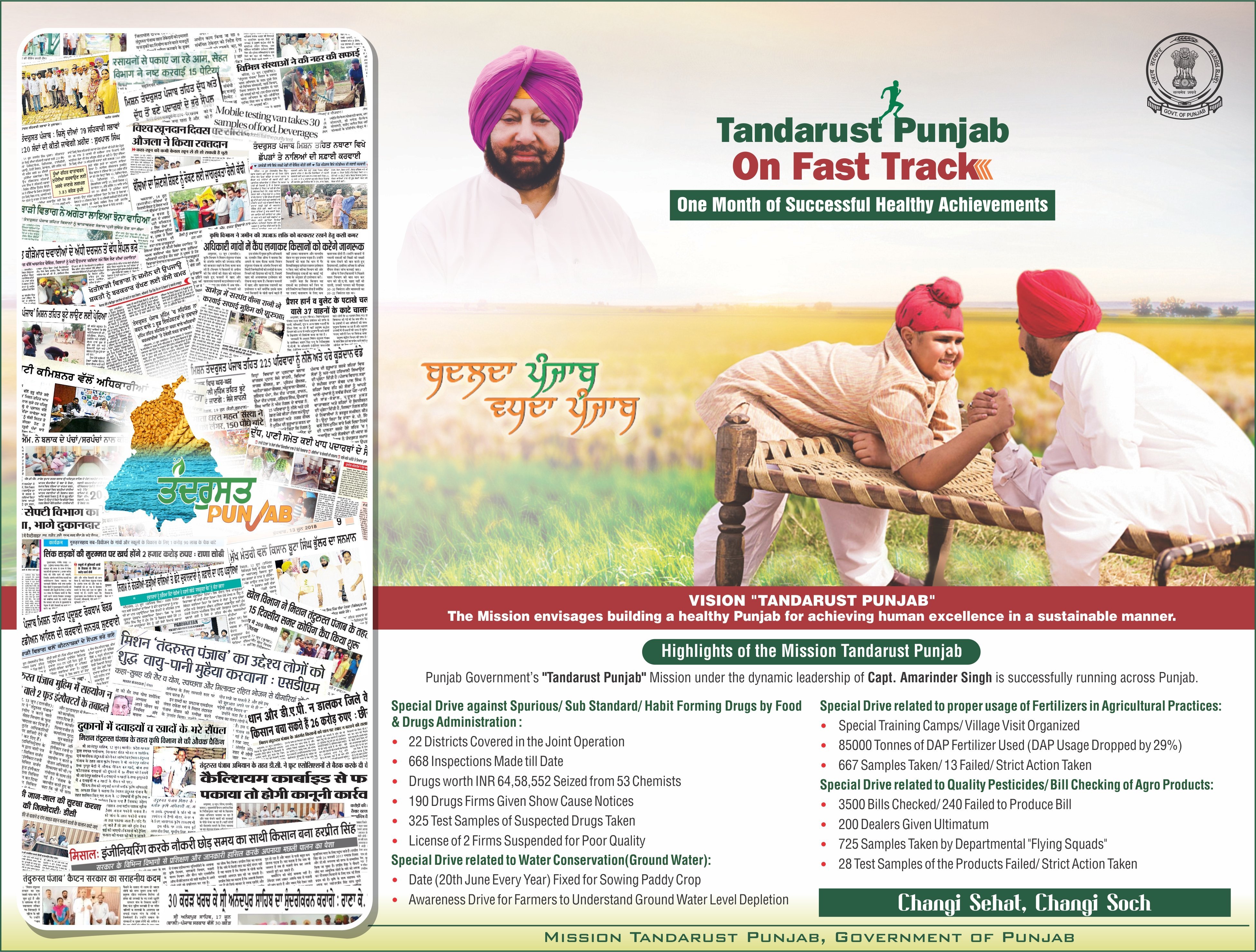 Revised Tandurust Panjab Ad